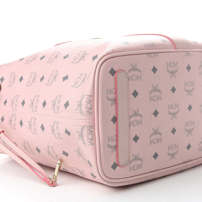 MCM Visetos Medium Liz Reversible Shopper Tote Soft Pink 5 of 11