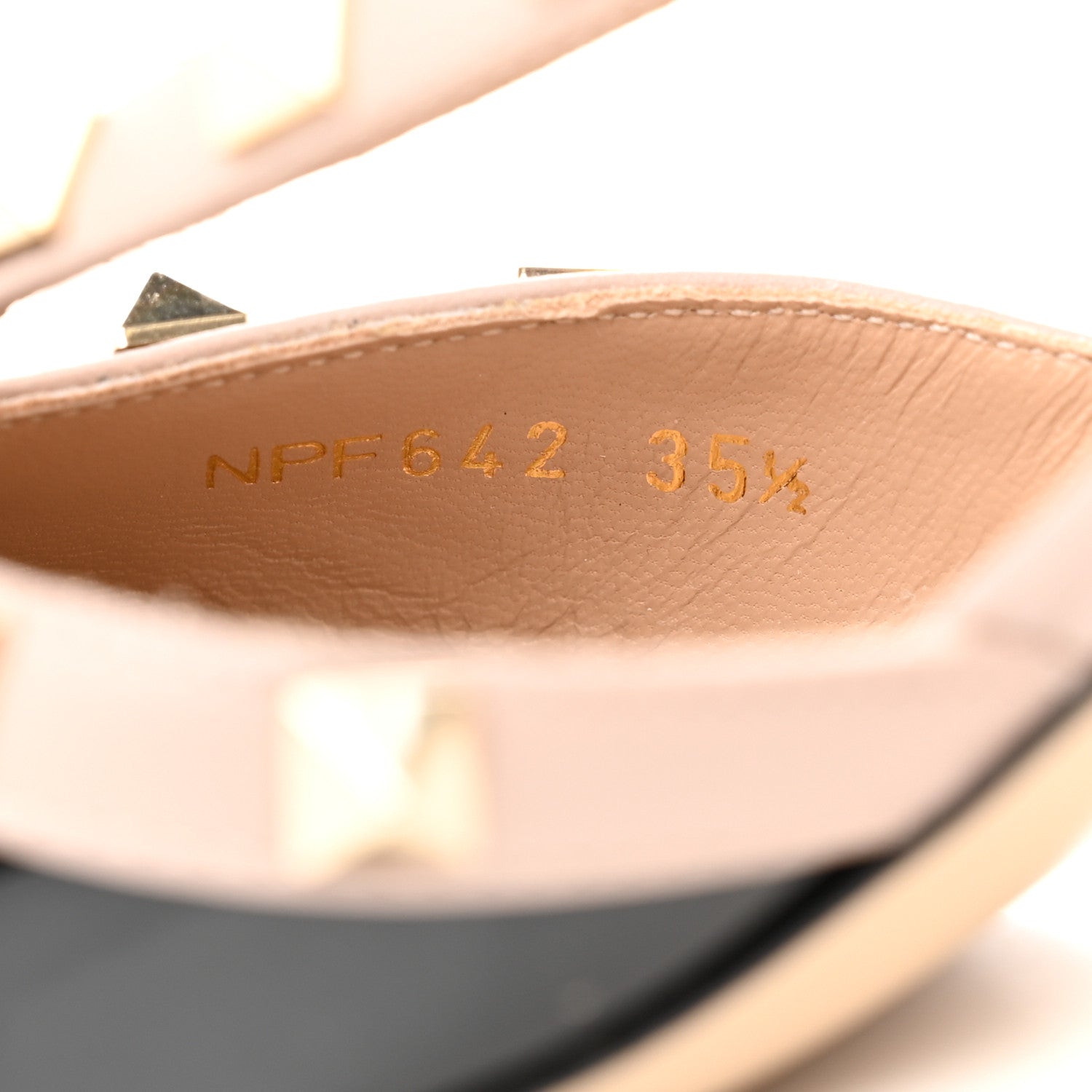 Valentino Garavani Patent Rockstud Cross Strap D'Orsay 55mm Pumps 35.5 Black Poudre 6 of 8