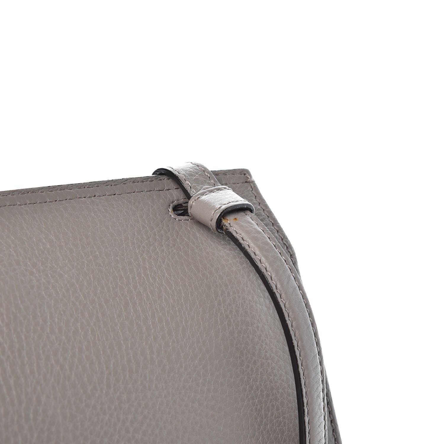 Gucci Cellarius Calfskin Medium Bamboo Daily Flap Shoulder Bag Storm Grey 9 of 11