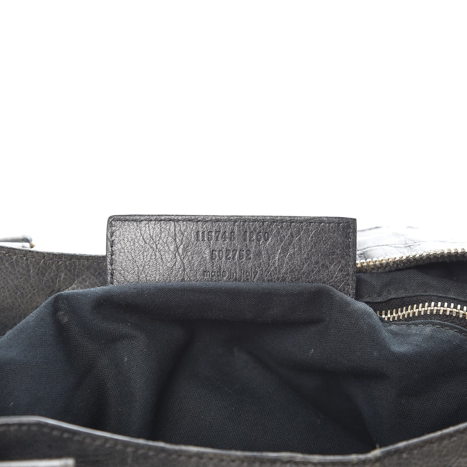 Balenciaga Agneau Laser Cut Cross Classic Gold Hardware City Grey 9 of 12