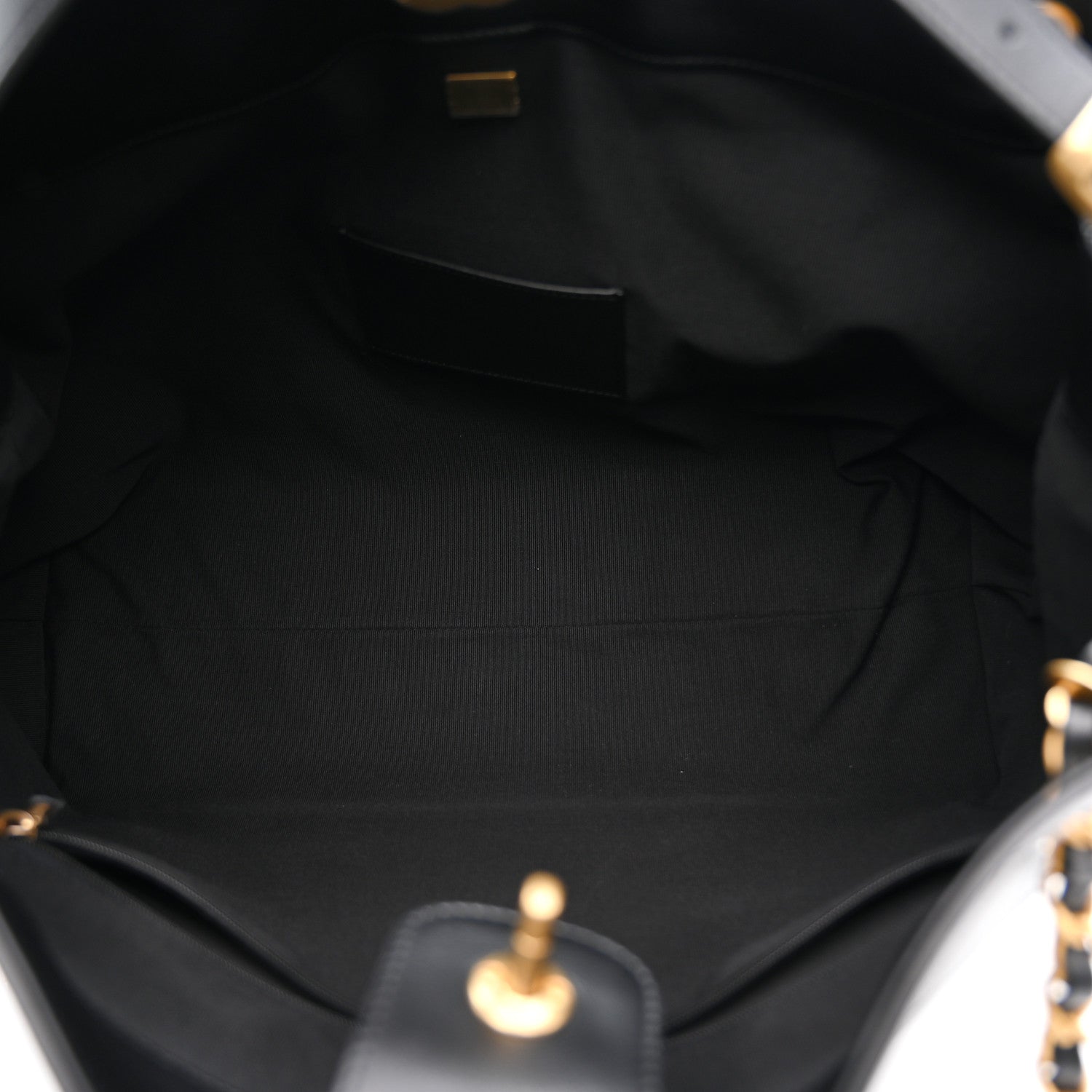 Chanel Calfskin Stitched Large Shopping Bag Black 5 of 11