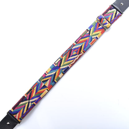 Valentino Garavani Canvas Native Couture 1975 Embroidered Rockstud Guitar Strap Multicolor 3 of 5
