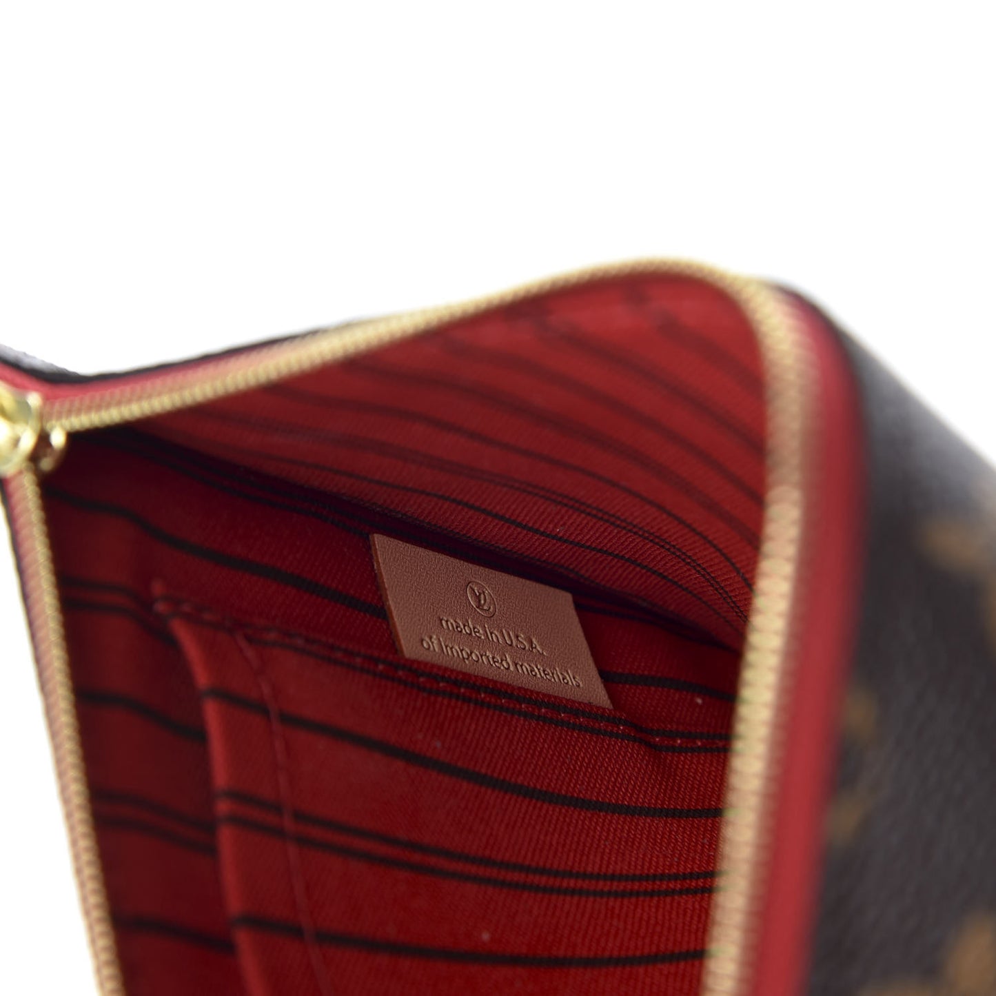 Monogram Neverfull MM GM Pochette Cherry