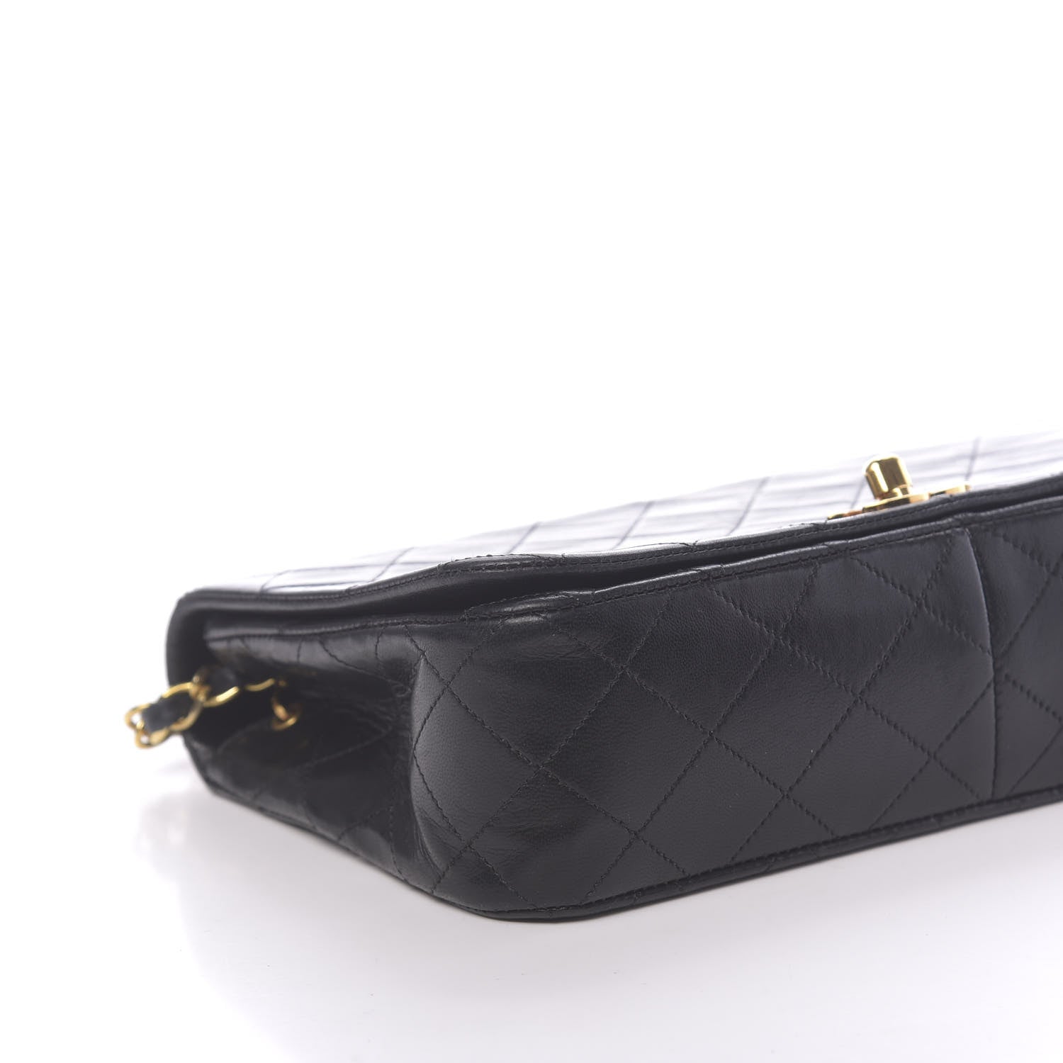 Chanel Lambskin Quilted Small Single Flap Bag Black 9 of 12