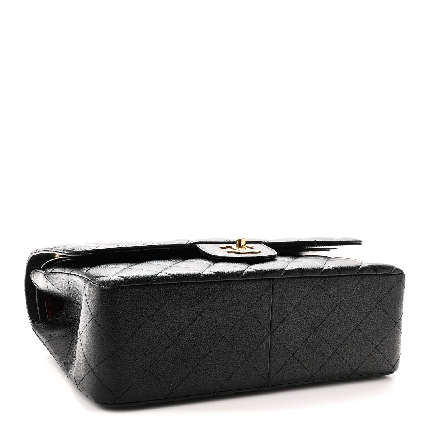 Chanel Caviar Quilted Jumbo Double Flap Black 4 of 10