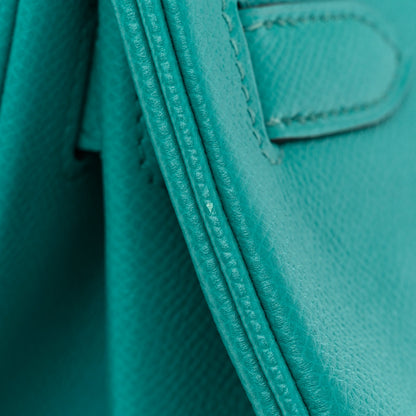 Hermes Epsom BIRKIN 30 Bleu Paon 13 of 13