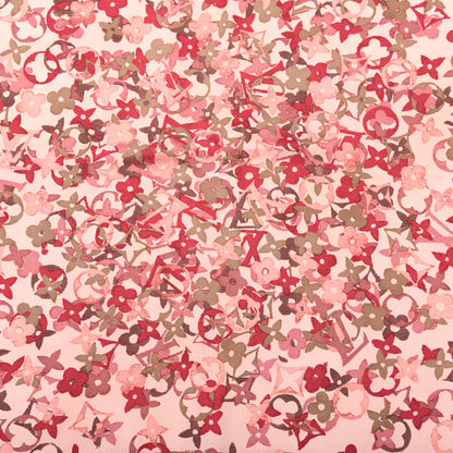 Louis Vuitton Silk Monogram Arty Square Scarf Pale Pink 3 of 4