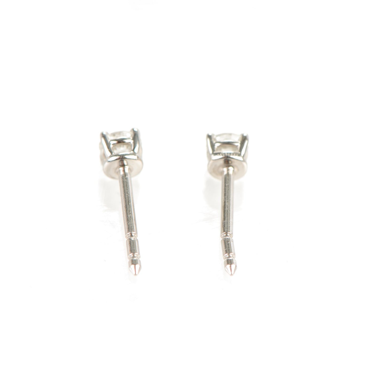 Platinum Diamond .36ctw Solitaire Earrings