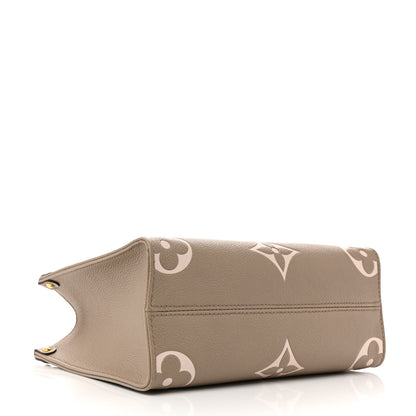 Louis Vuitton Empreinte Monogram Giant Onthego PM Tourterelle Creme 4 of 13