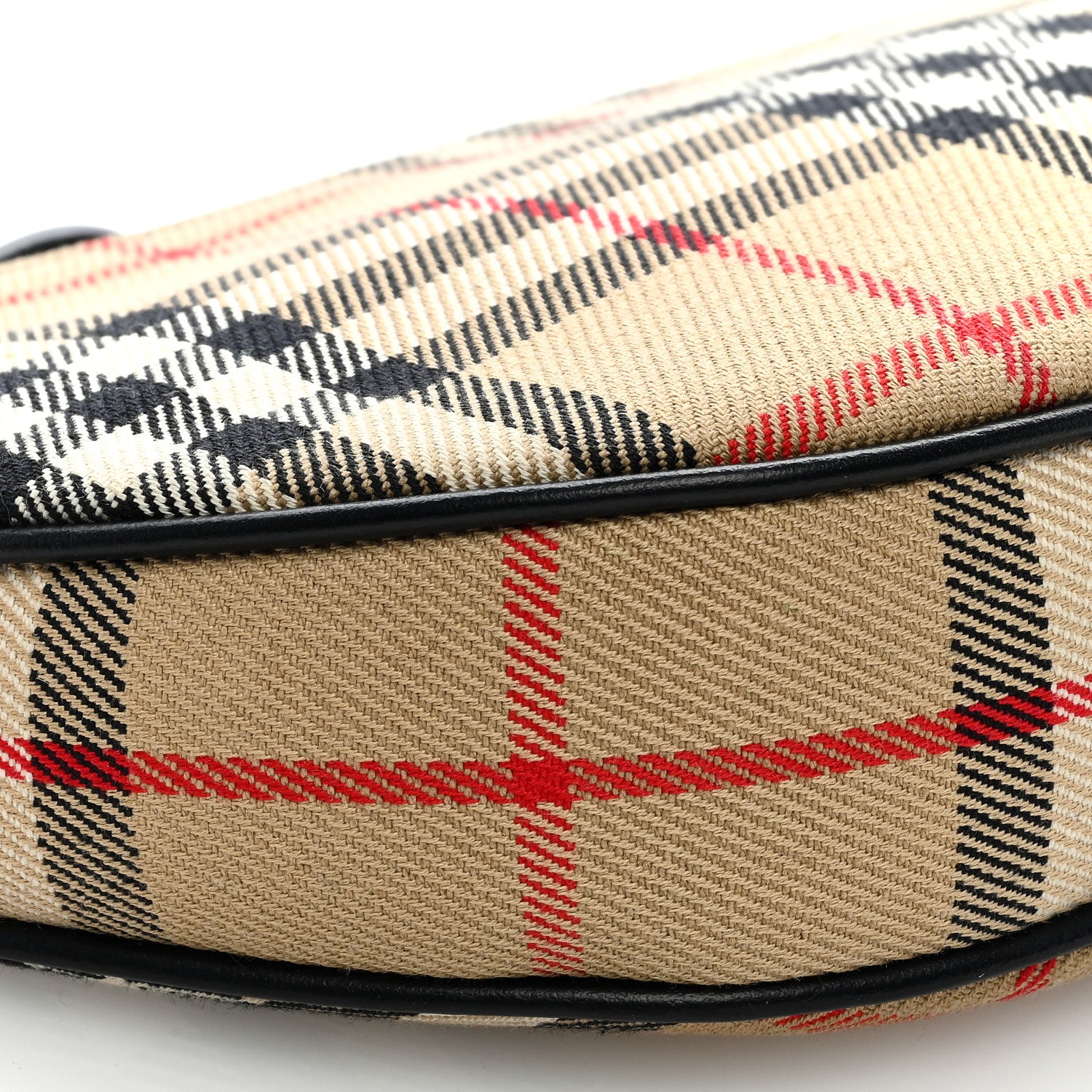 Burberry Vintage Check Calfskin Olympia Slim Pouch Archive Beige 7 of 8