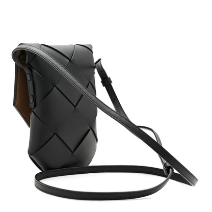 Bottega Veneta Nappa Maxi Intrecciato Diago Phone Pouch Black 4 of 10