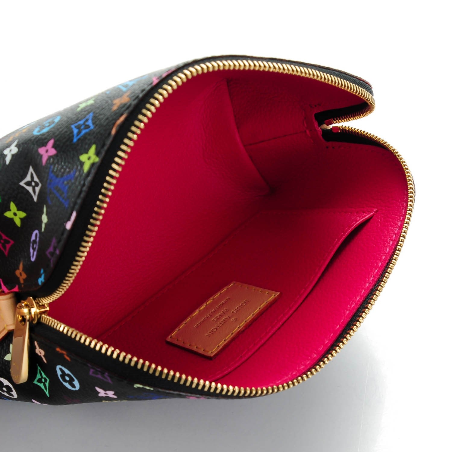Louis Vuitton Monogram Multicolor Cosmetic Pouch Black Grenade 5 of 7