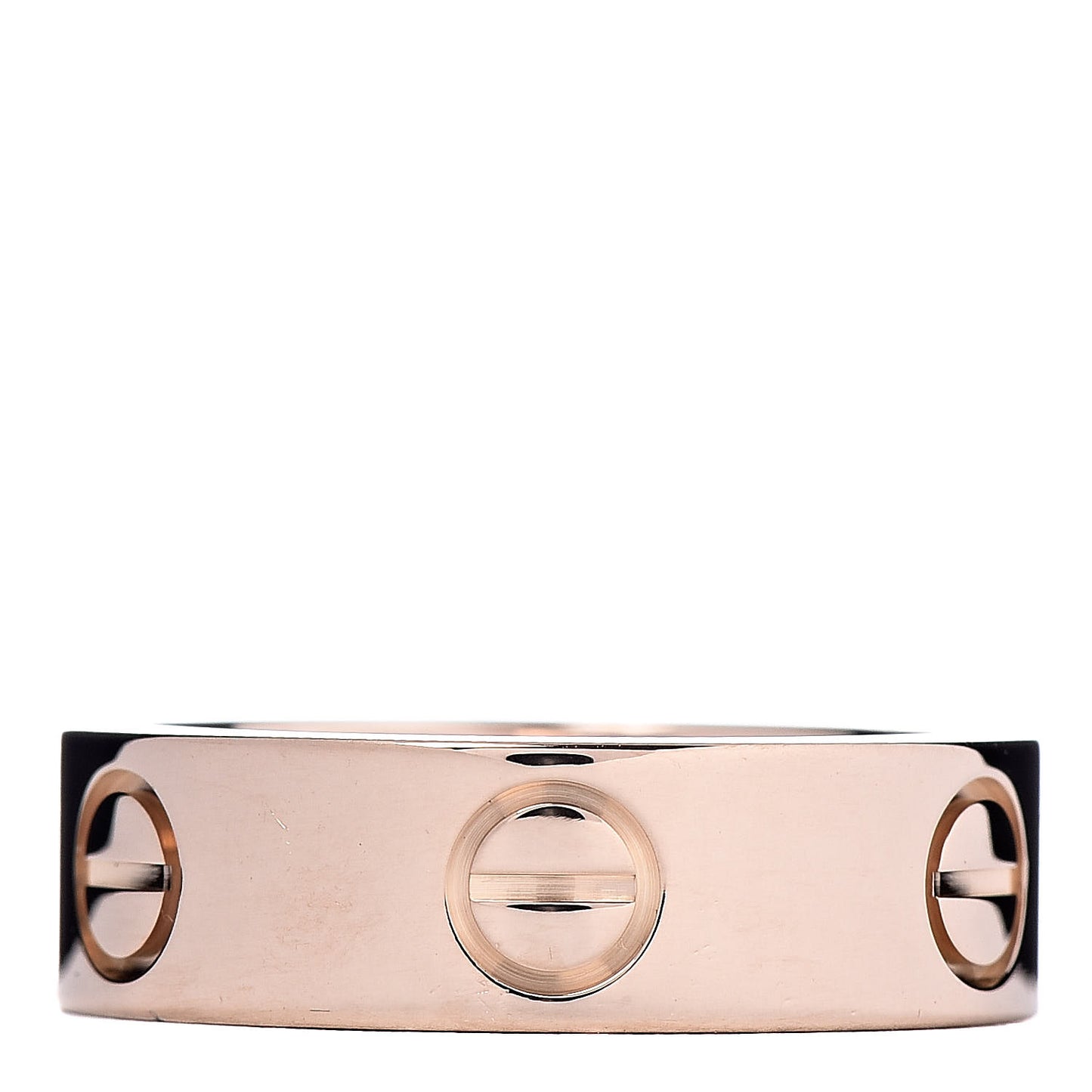 18K Pink Gold 5.5mm LOVE Ring 50 5.25