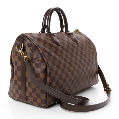 Louis Vuitton Damier Ebene Speedy Bandouliere 35 3 of 13