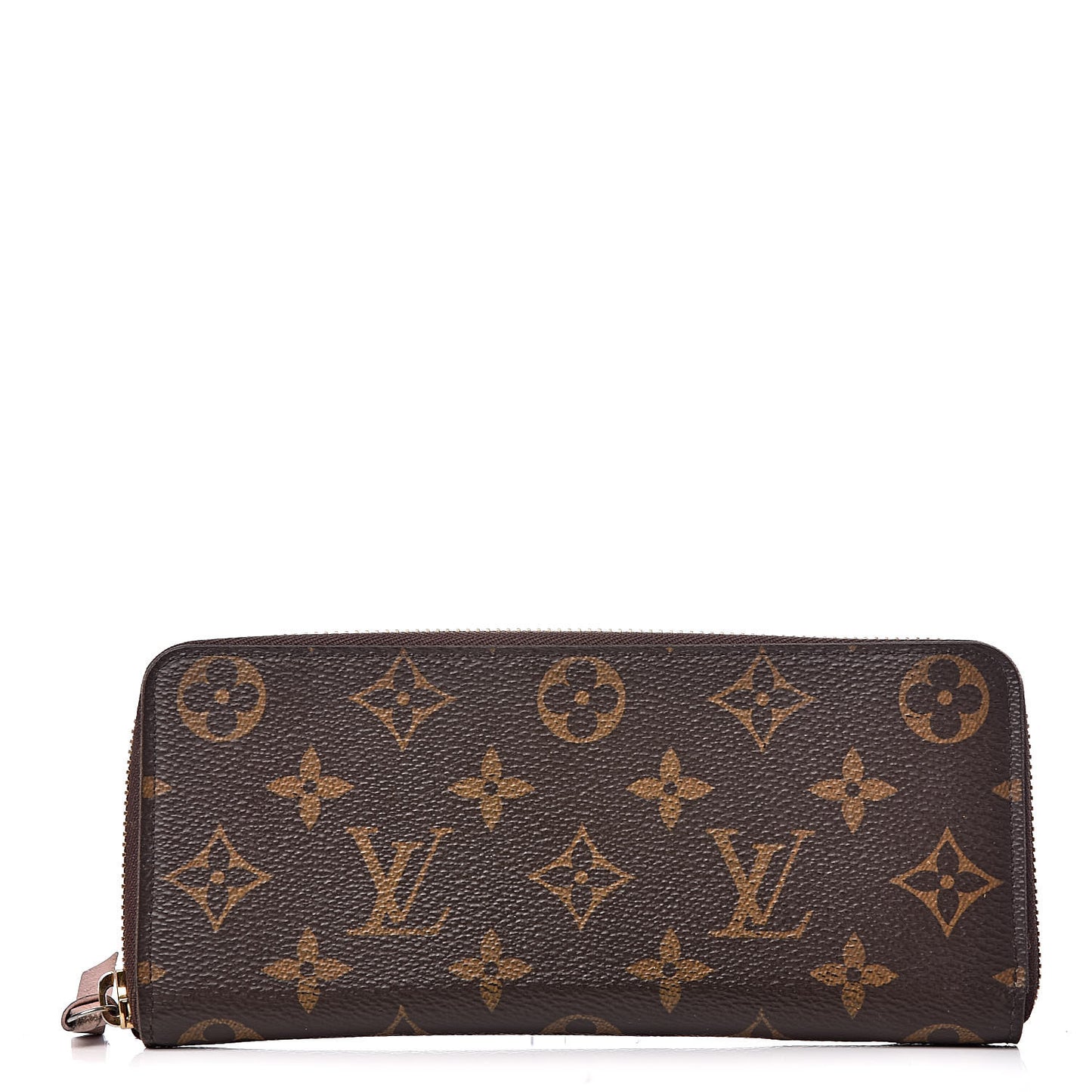 Monogram Clemence Wallet Rose Ballerine