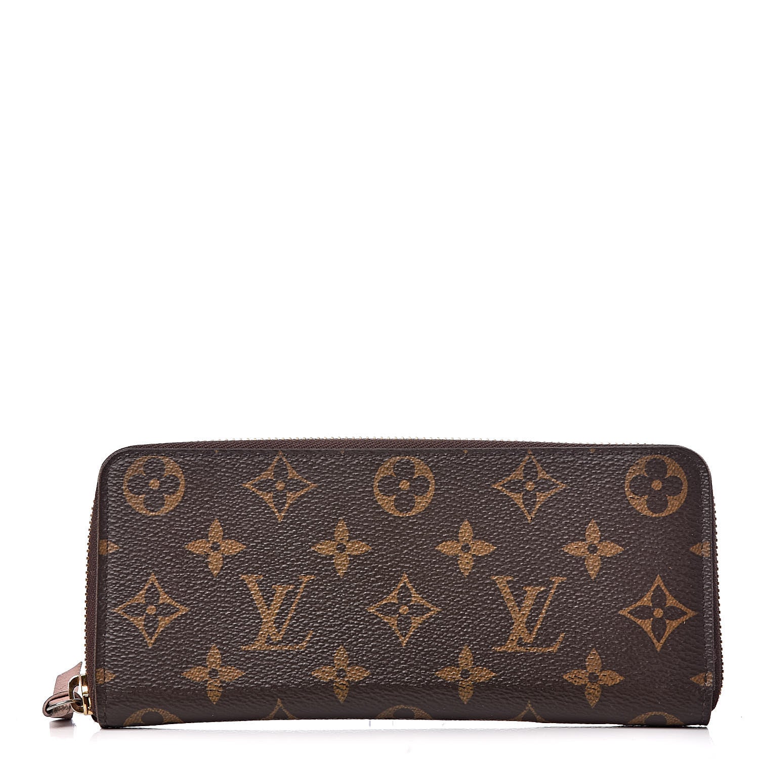Louis Vuitton Monogram Clemence Wallet Rose Ballerine 1 of 8