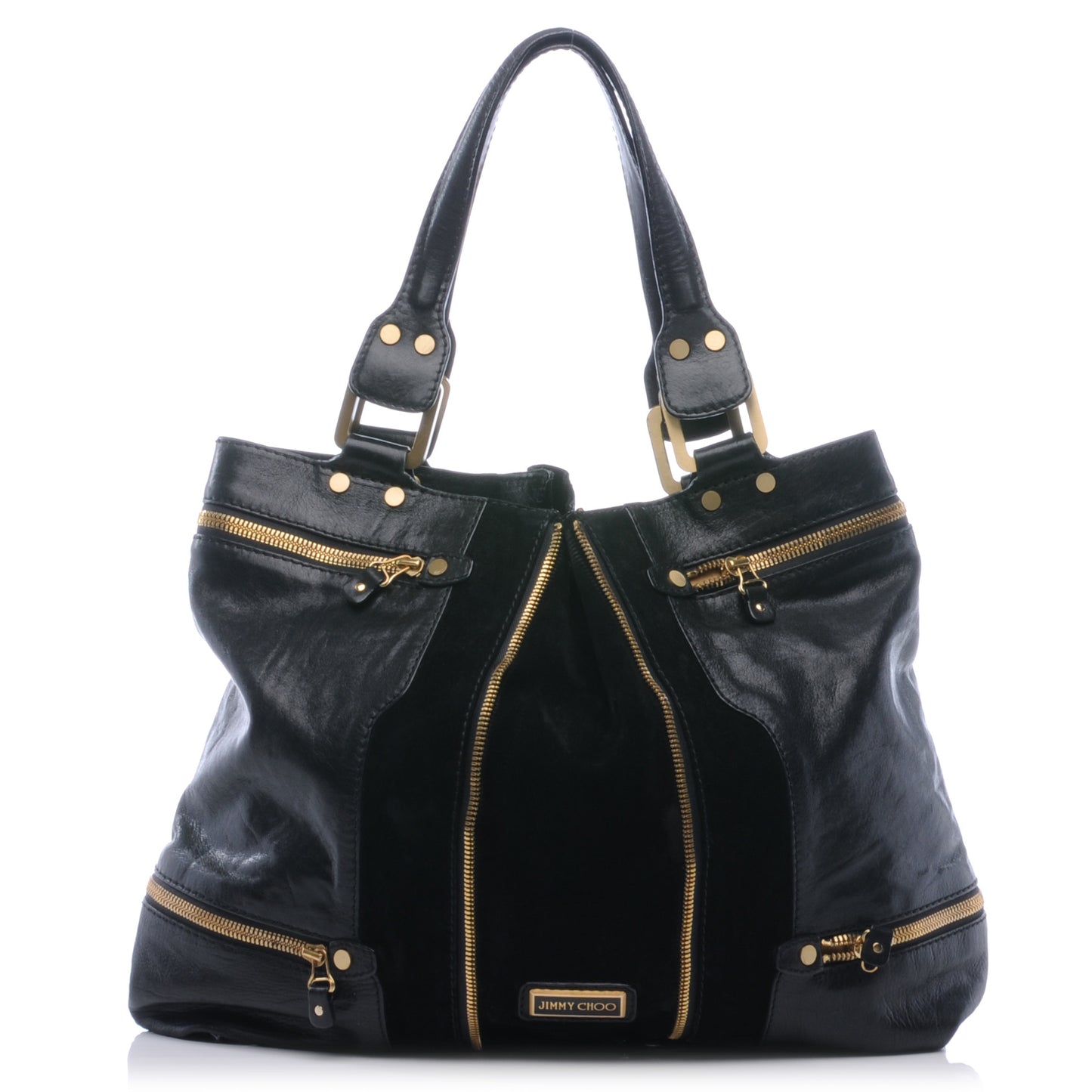 Calfskin Suede Monna L Black