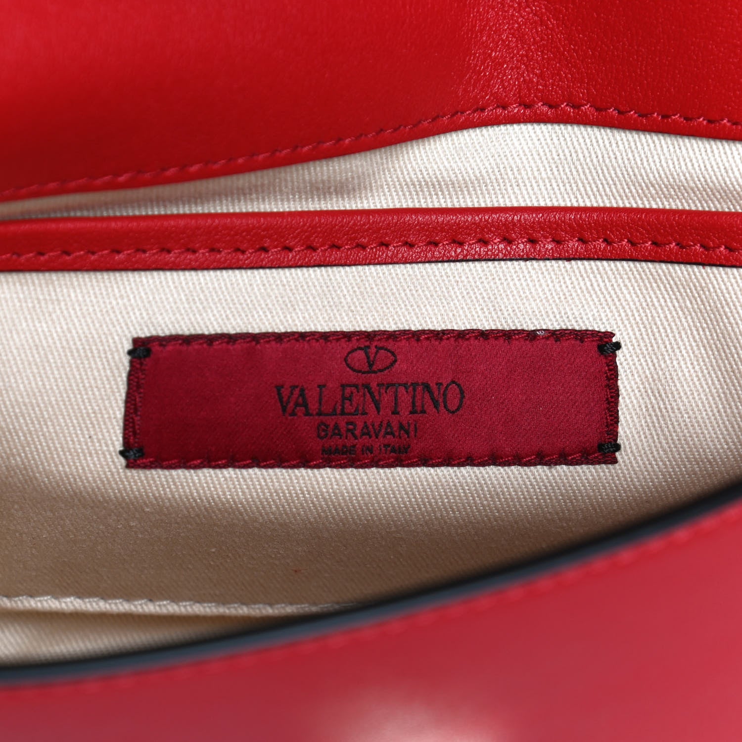 Valentino Garavani Vitello Medium Rockstud Flip Lock Crossbody Bag Rouge Pur 5 of 8