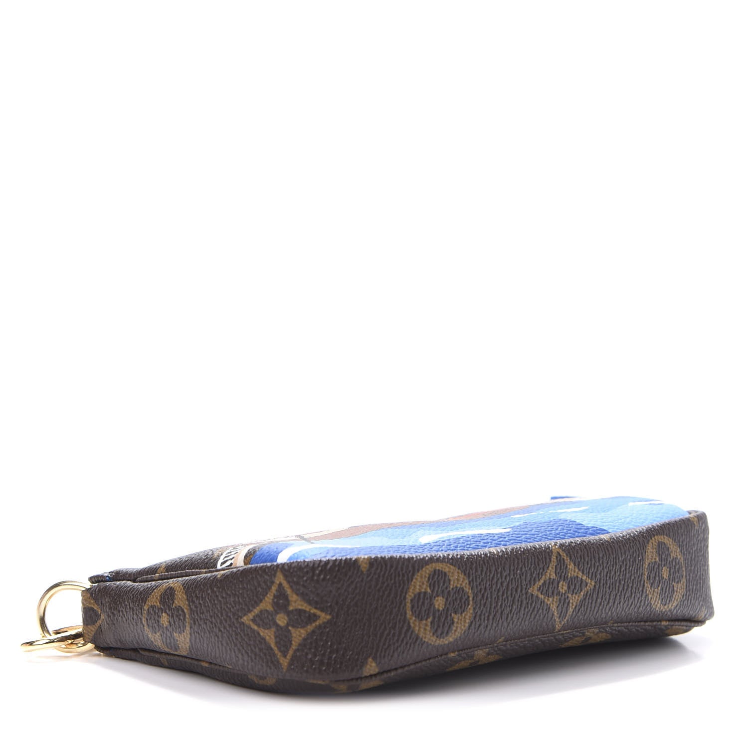 Louis Vuitton Monogram 2019 Christmas Animation Mini Venice Pochette Accessories Blue 4 of 10