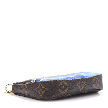 Louis Vuitton Monogram 2019 Christmas Animation Mini Venice Pochette Accessories Blue 4 of 10