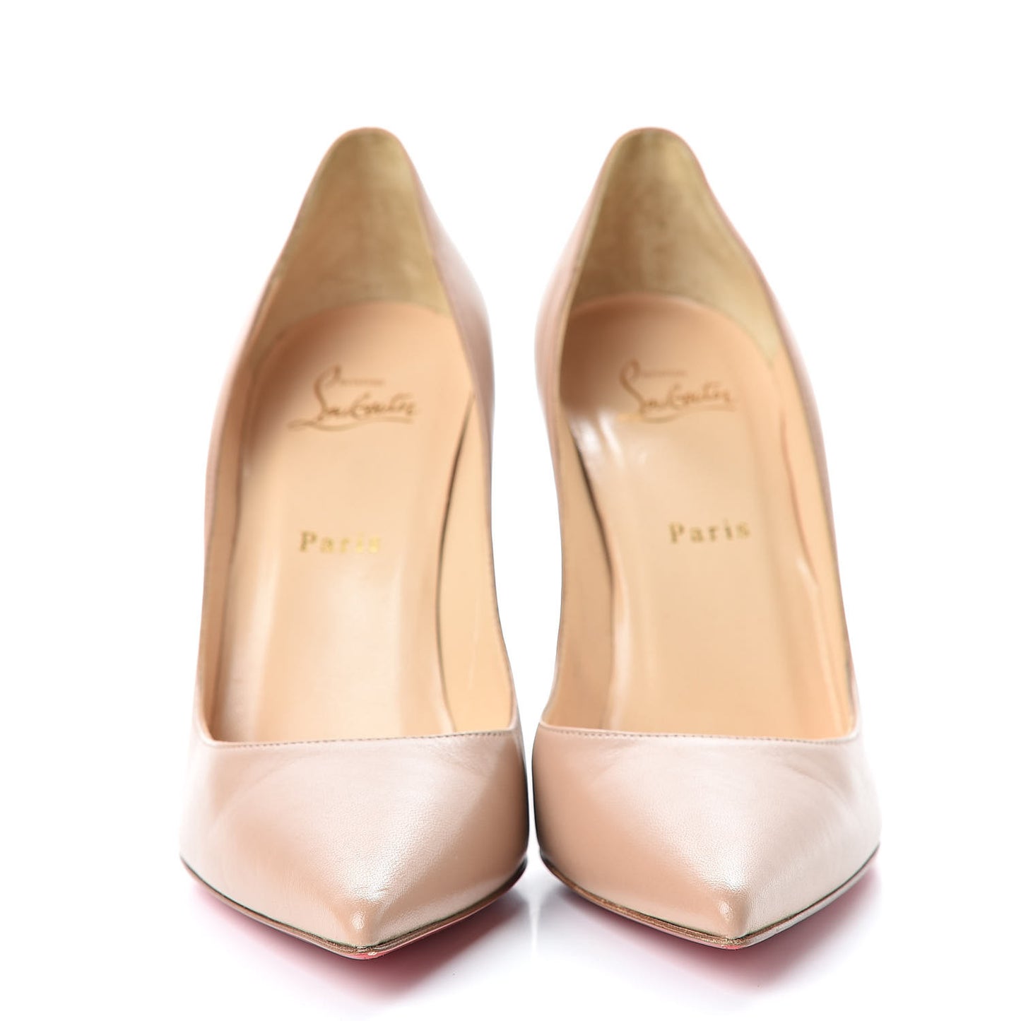 Nappa Apostrophy 100 Pumps 40.5 Nude