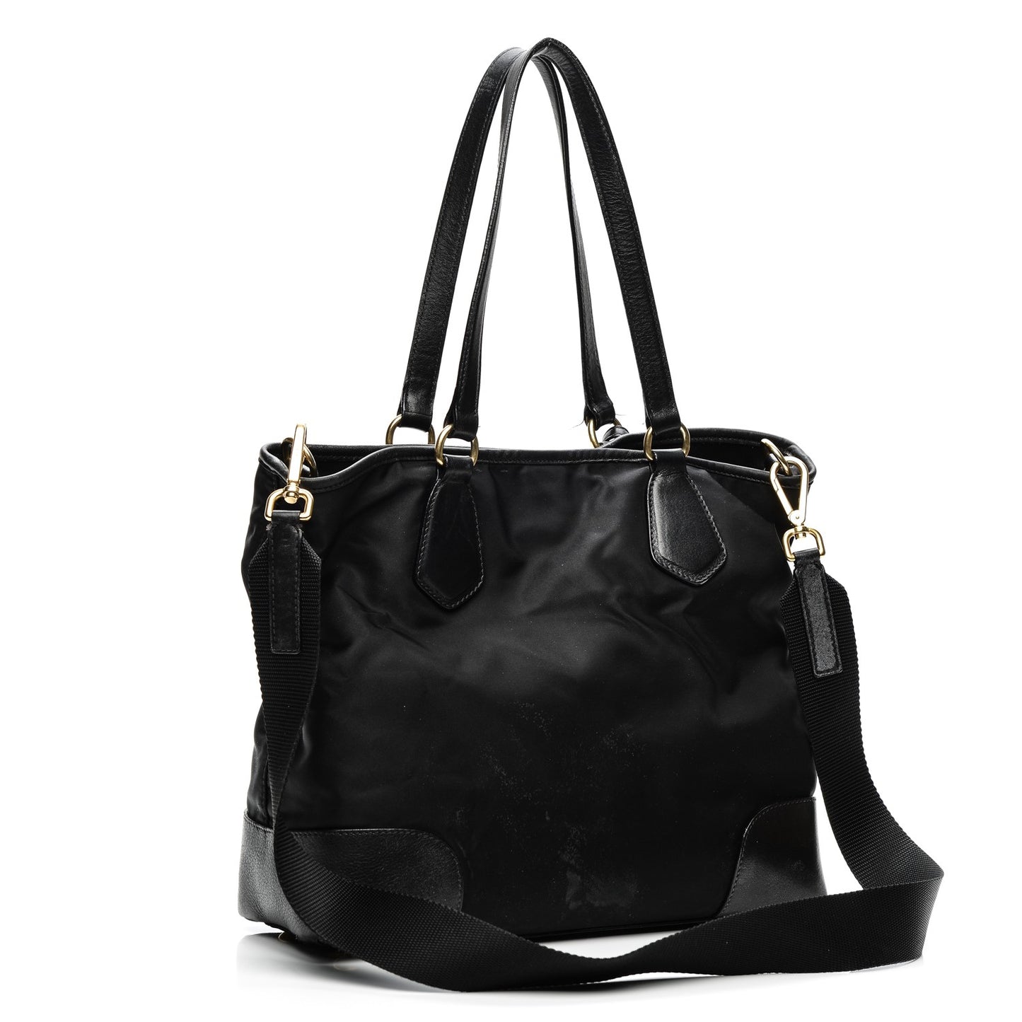 Tessuto Nylon Tote Nero Black