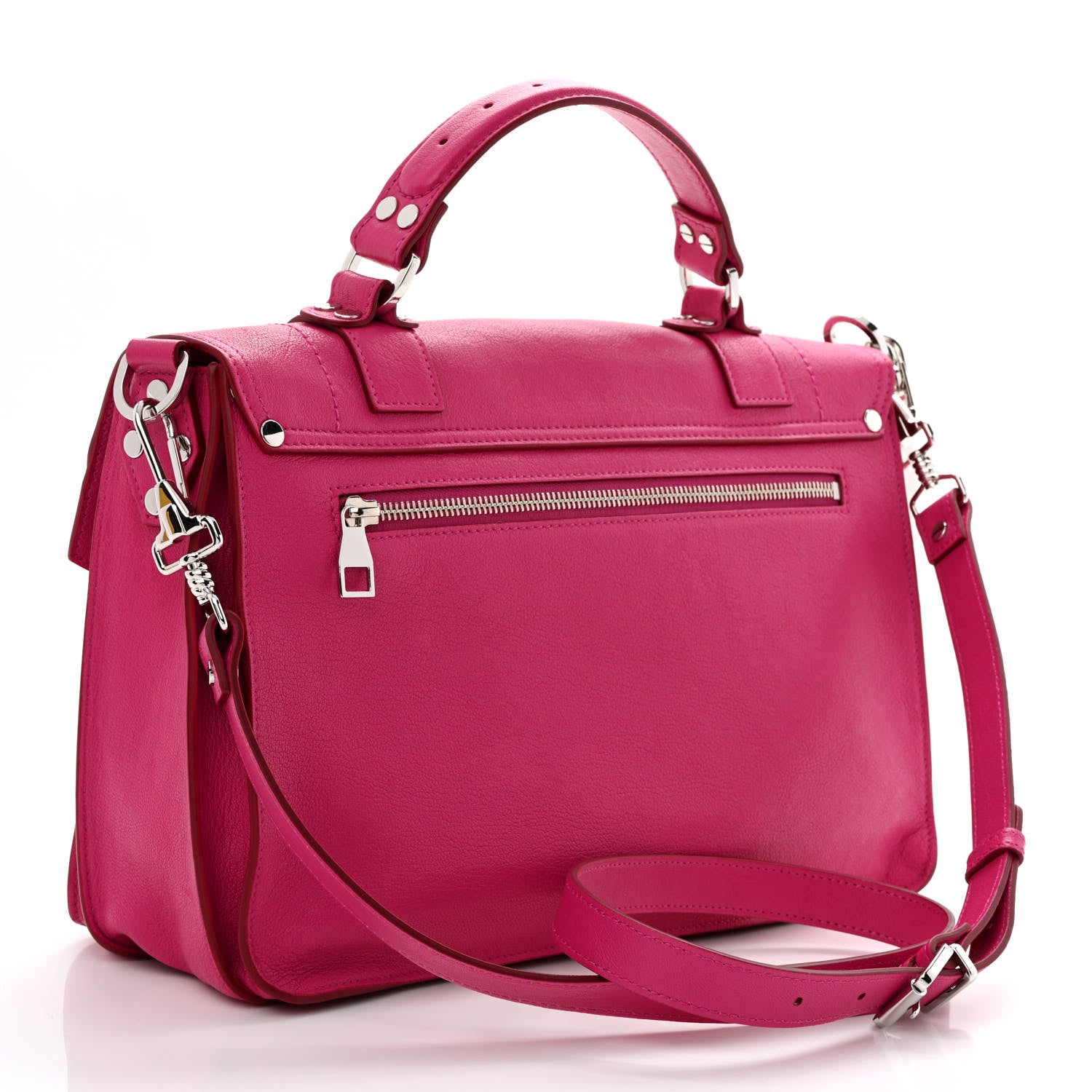 Proenza Schouler Lambskin Tiny PS1 Satchel Fleur de Lys 3 of 9