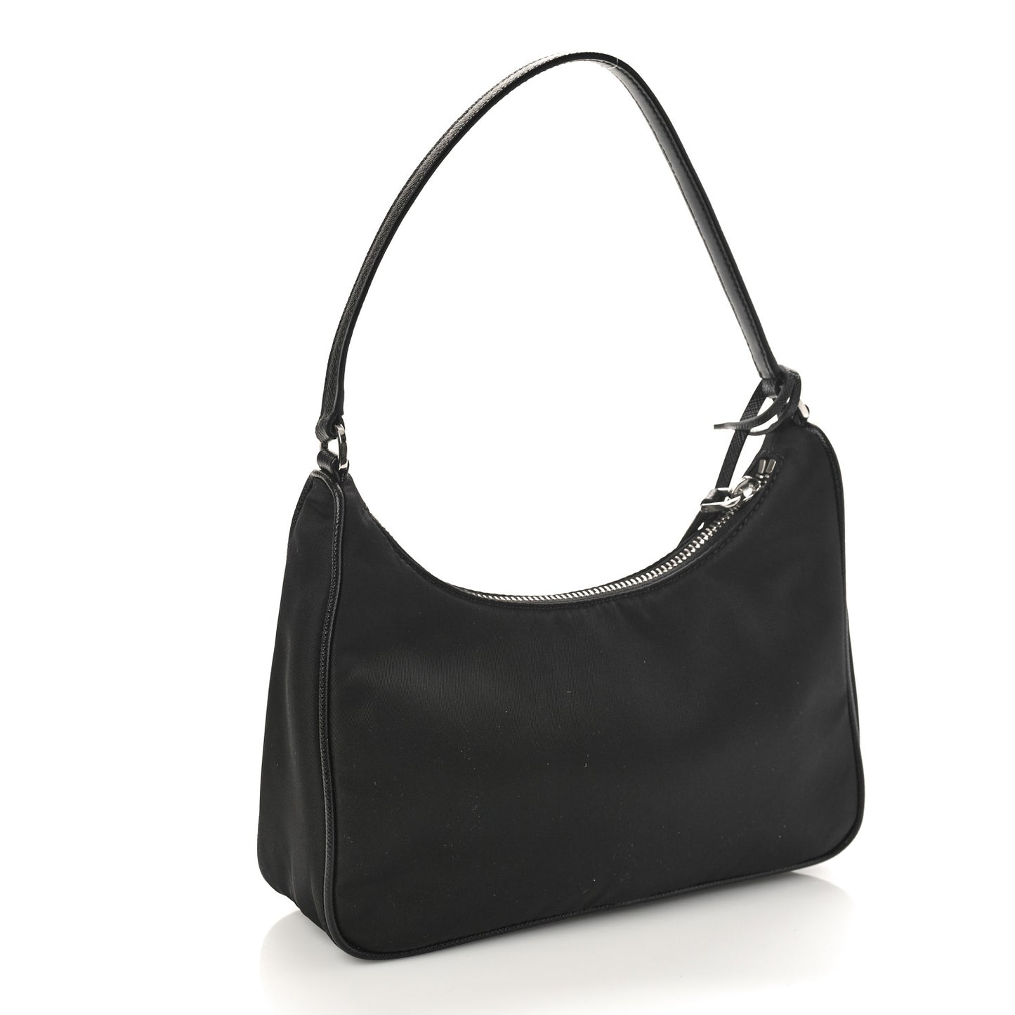 Tessuto Nylon Saffiano Mini Re-Edition 2005 Bag Black