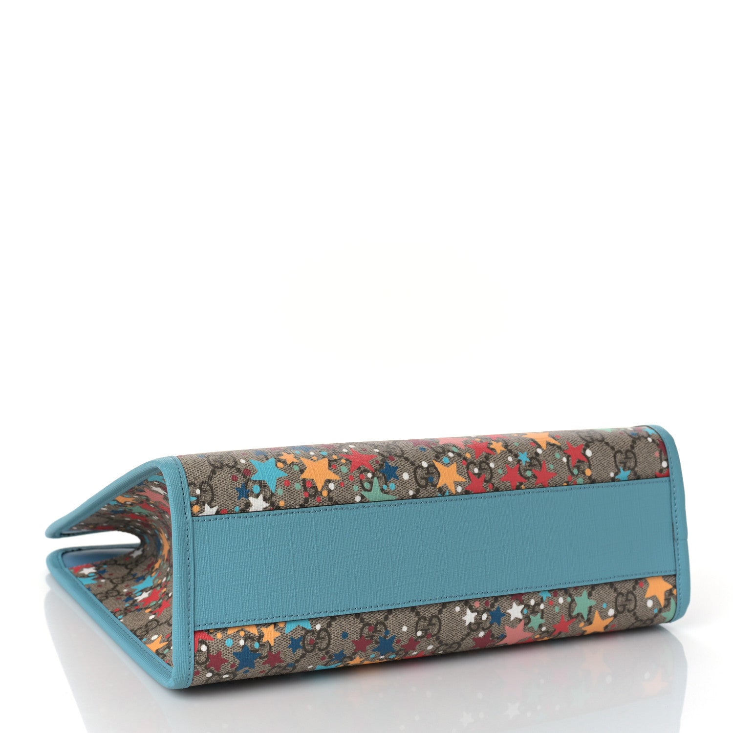 Gucci GG Supreme Monogram Star Print Childrens Tote Blue Multicolor 4 of 9