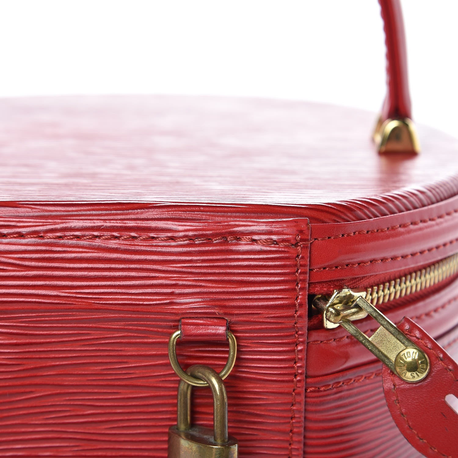 Louis Vuitton Epi Cannes Castillan Red 10 of 15
