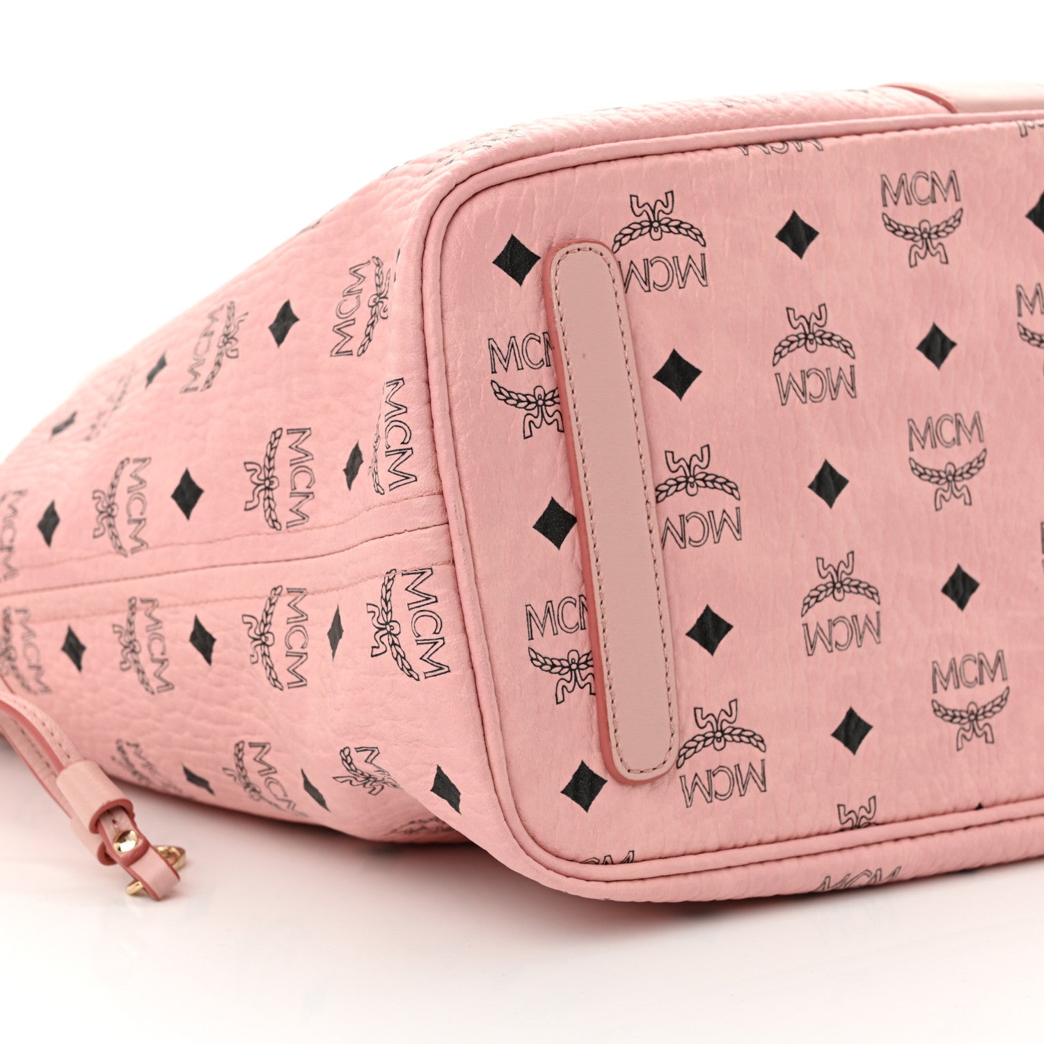 MCM Visetos Medium Liz Reversible Shopper Tote Soft Pink 15 of 21