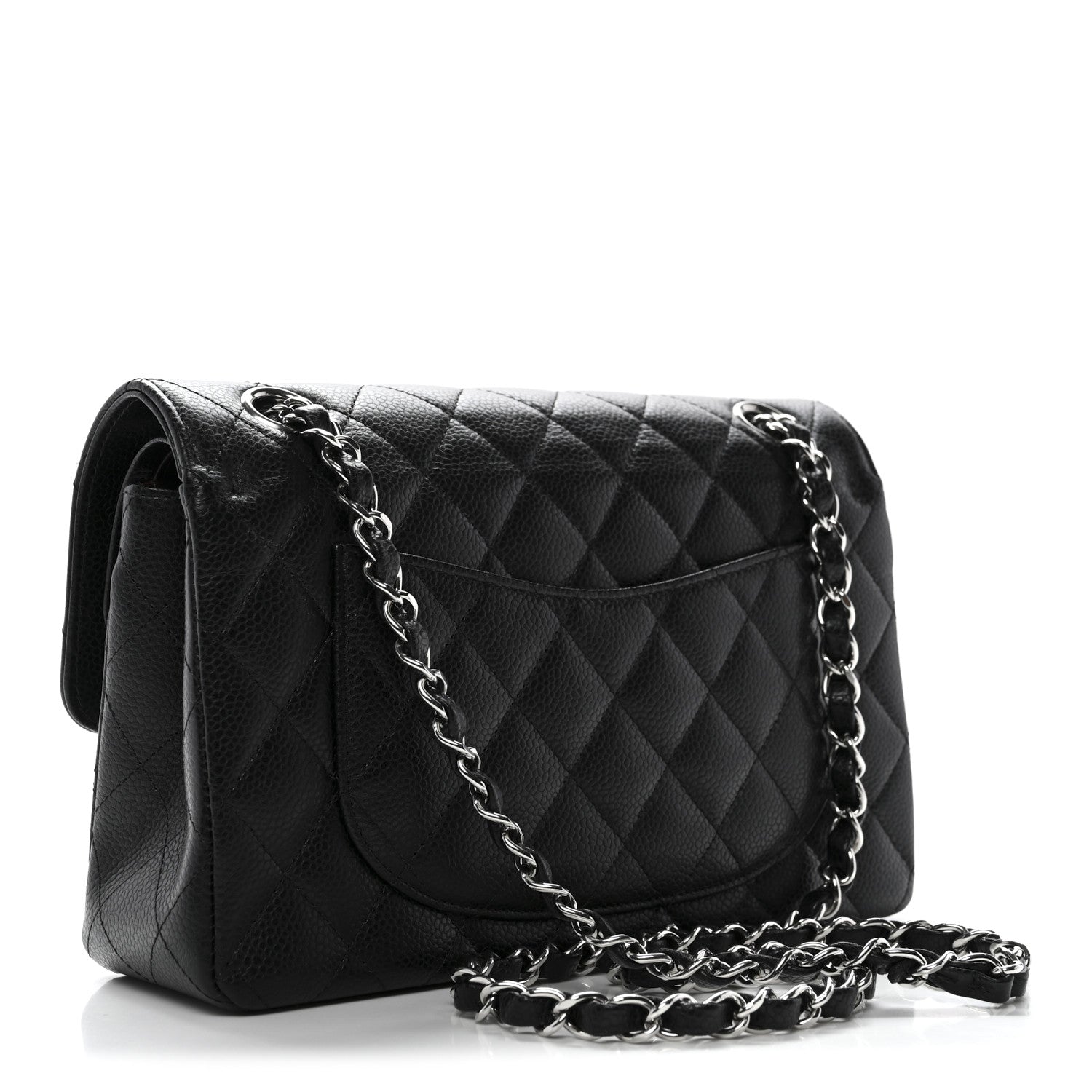 Chanel Caviar Quilted Small Double Flap Black Black 3 of 11