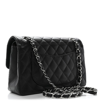 Chanel Caviar Quilted Small Double Flap Black Black 3 of 11