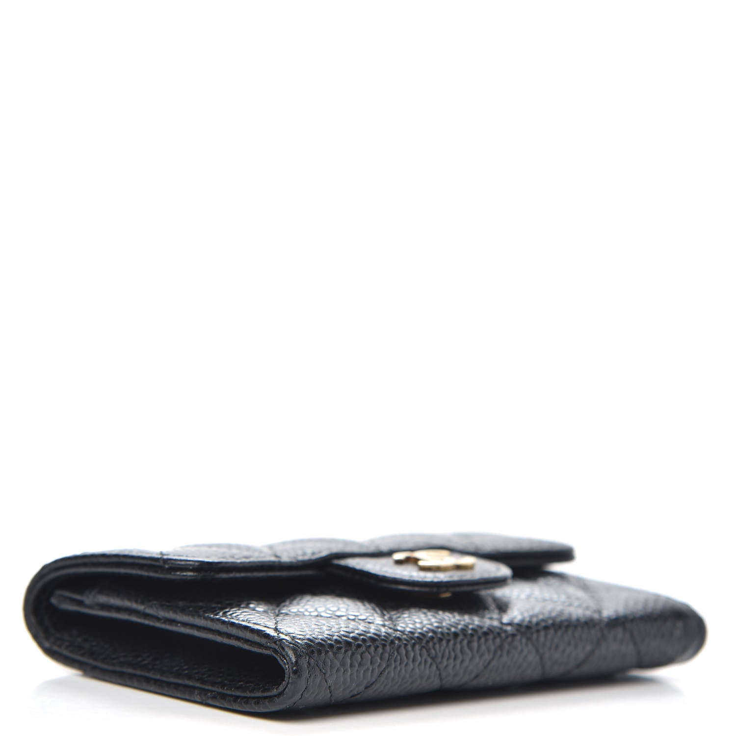 Chanel Caviar Quilted Flap Card Holder Black 4 of 8