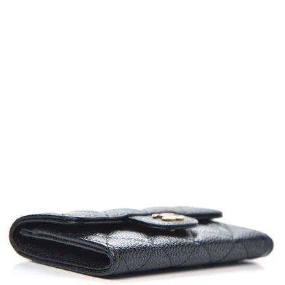 Chanel Caviar Quilted Flap Card Holder Black 4 of 8