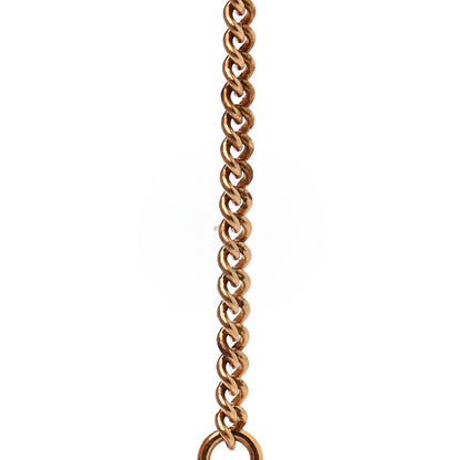 Chanel CC Drop Earrings Matte Gold 6 of 6