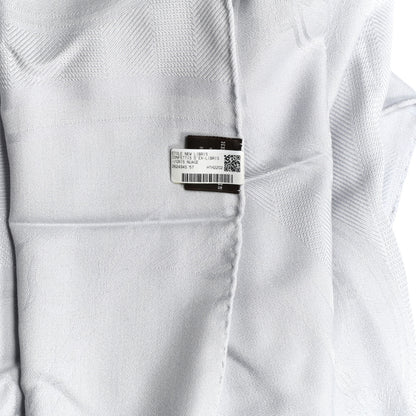 Hermes Cashmere Silk New Libris Confettis D'Ex Libris Stole Gris Nuage 4 of 4