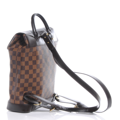 Louis Vuitton Damier Ebene Soho Backpack 3 of 7
