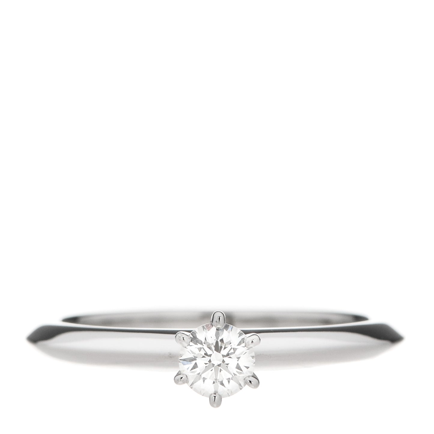 Platinum Diamond .22ct Solitaire Engagement Ring 51 5.75