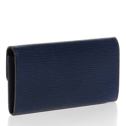 Louis Vuitton Epi Emilie Wallet Indigo 3 of 7