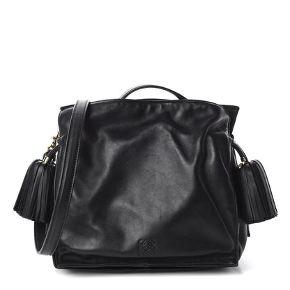 Loewe Nappa Small Flamenco Shoulder Bag Black 1 of 9