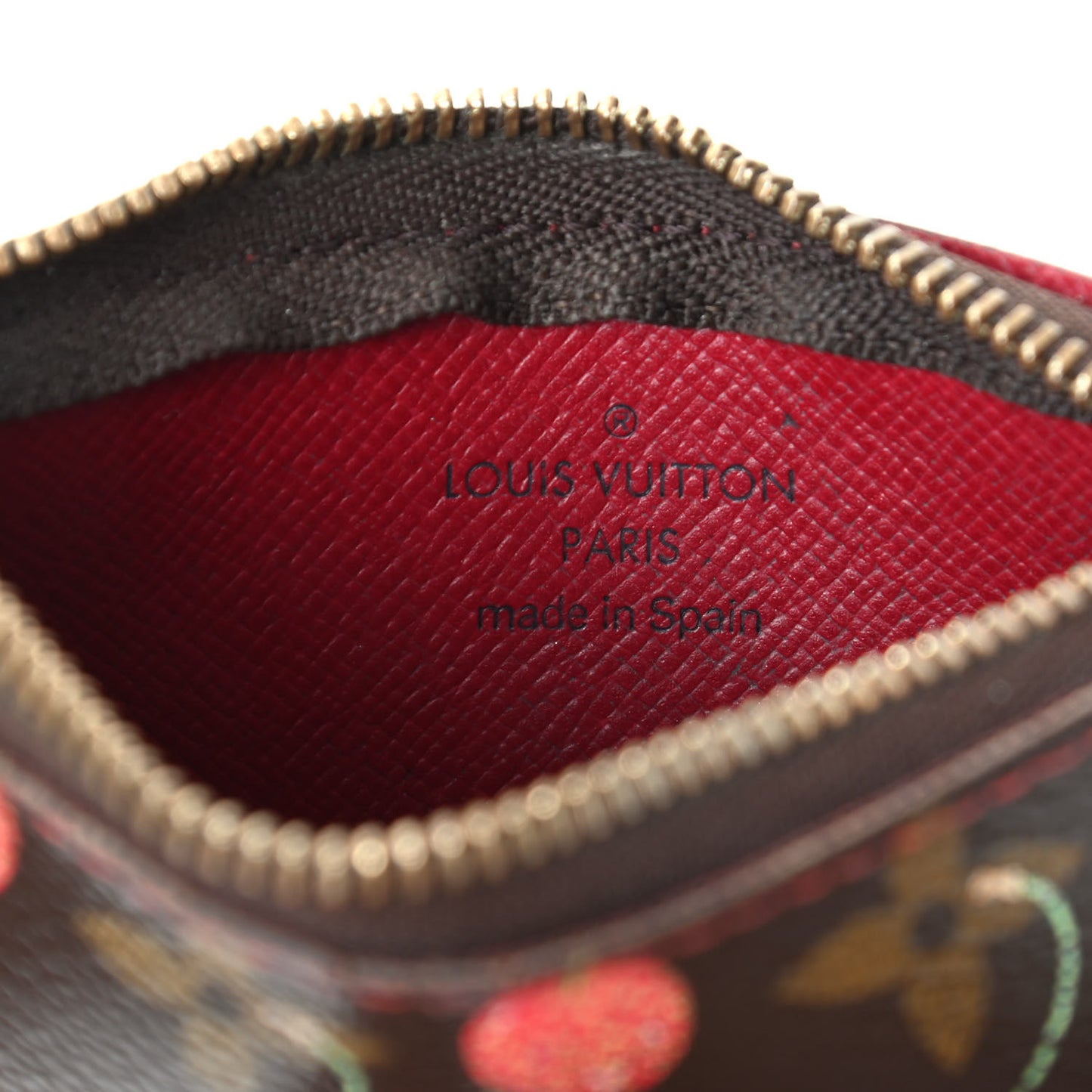 Monogram Cerises Key Pouch