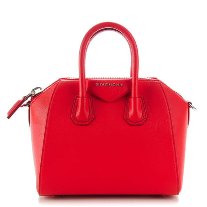 Givenchy Sugar Goatskin Mini Antigona Red 1 of 7