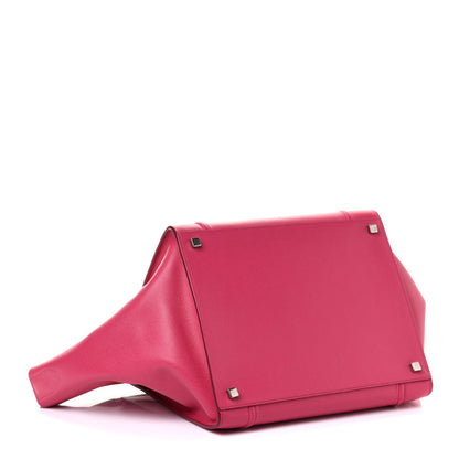 Celine Grained Calfskin Medium Phantom Luggage Fuchsia 3 of 10