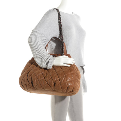 Chanel Iridescent Calfskin Large In The Mix Tote Light Brown 2 of 7
