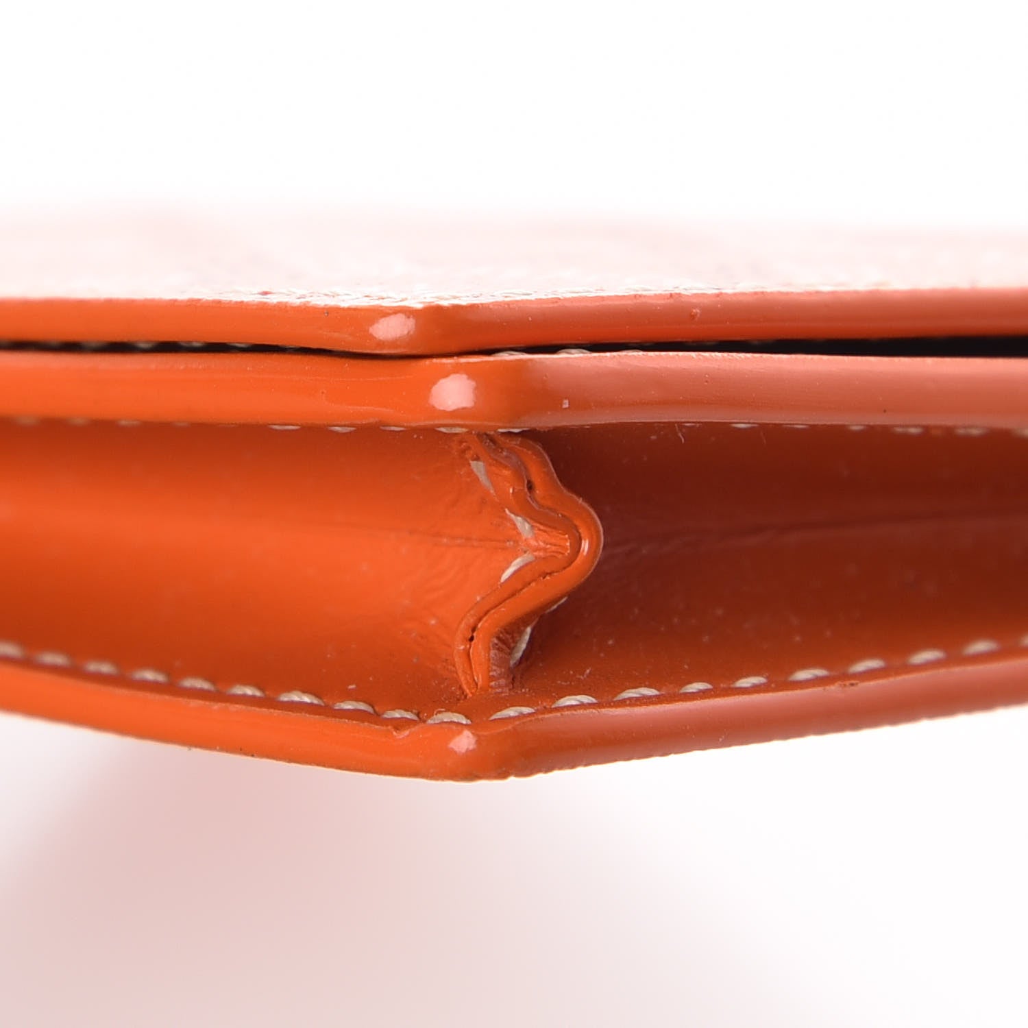 Goyard Goyardine Business Card Holder Orange 6 of 9