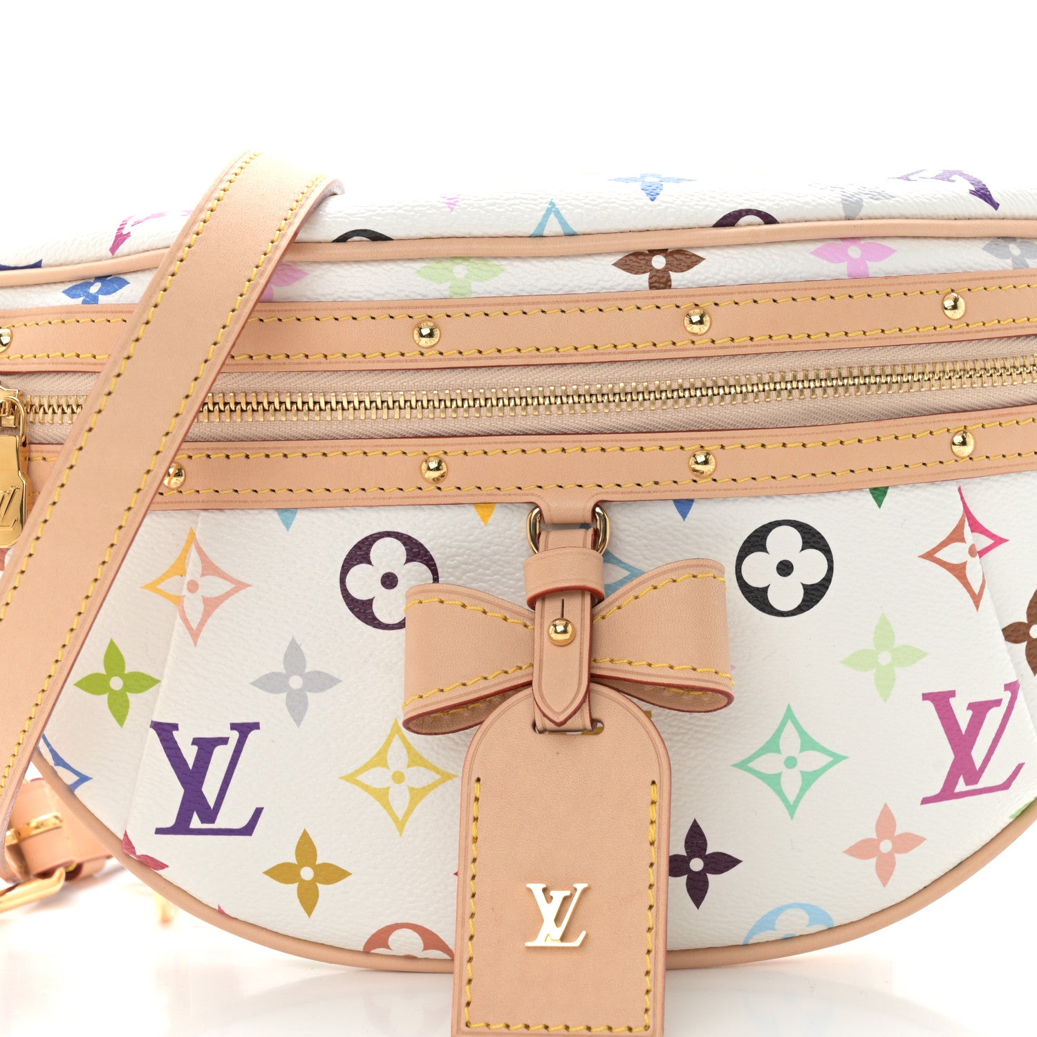 Louis Vuitton LV X TM Monogram Multicolor High Rise Bumbag White 7 of 9
