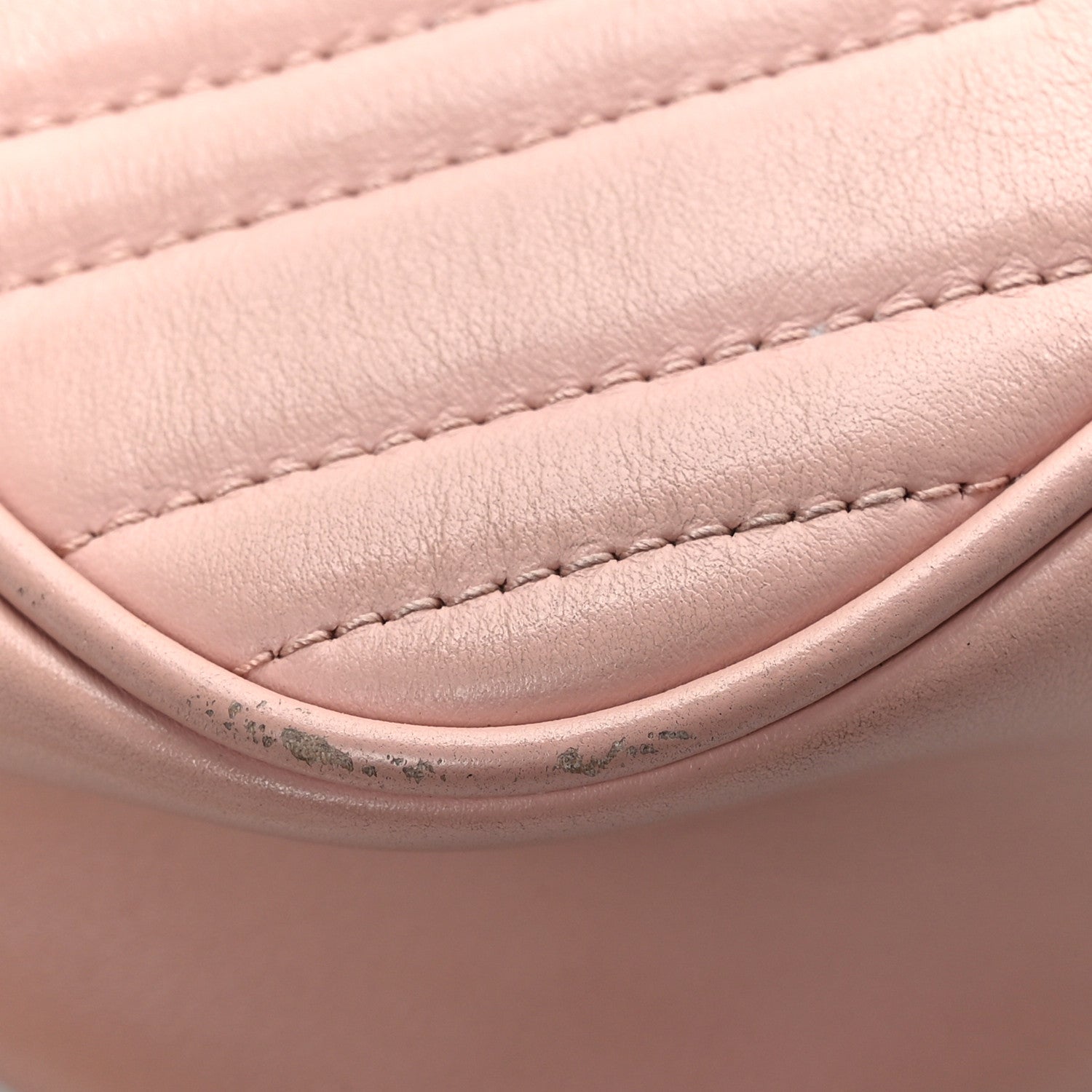 Gucci Calfskin Matelasse Small GG Marmont Chain Shoulder Bag Perfect Pink 11 of 14