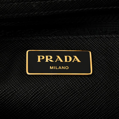 Prada Saffiano Medium Galleria Double Zip Tote Black 6 of 11