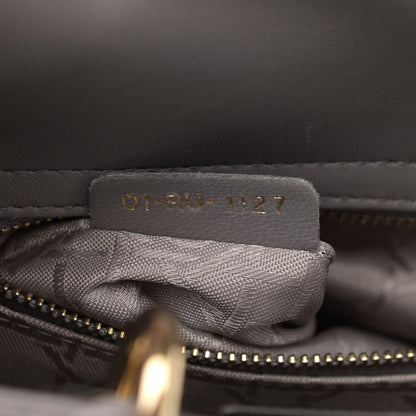 Christian Dior Lambskin Cannage Small Lady Dior Grey 7 of 11